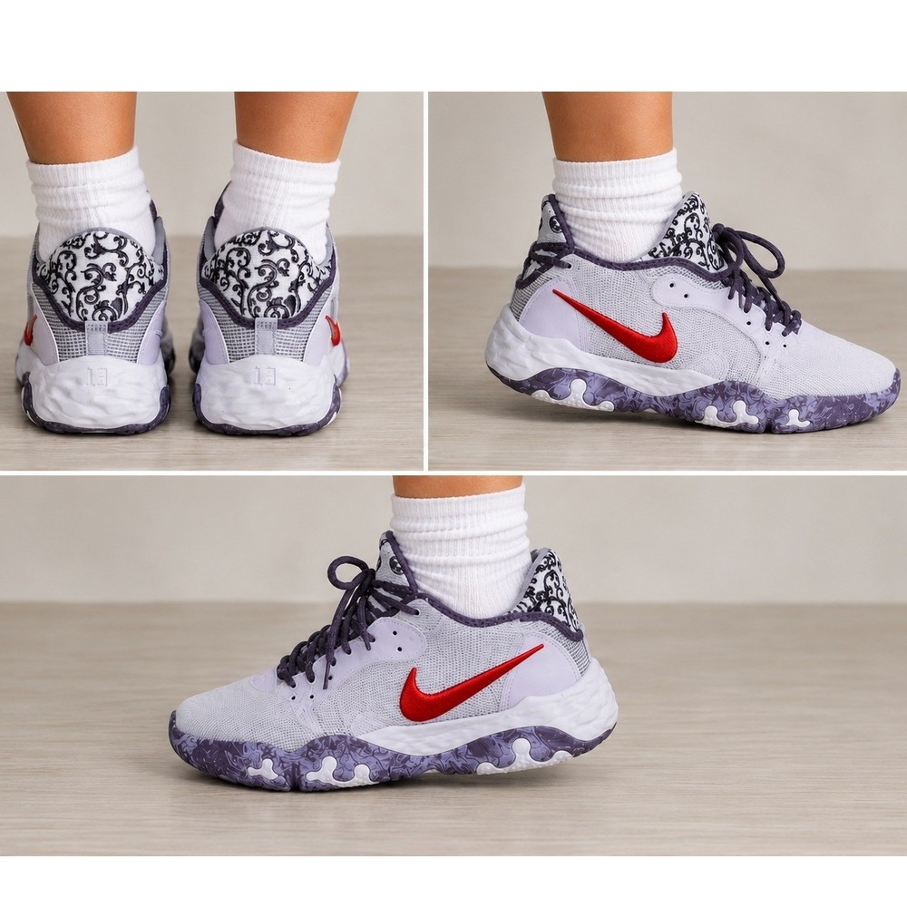 Nike PG 6 Mens 9 Basketball Shoes Platinum Tint Opti Yellow DC1974-500